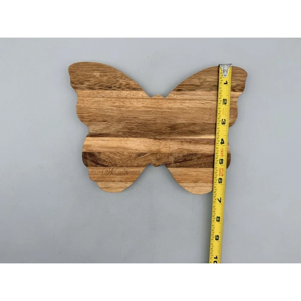 The Pioneer Woman Butterfly Acacia Wood Cutting Board Serving Board